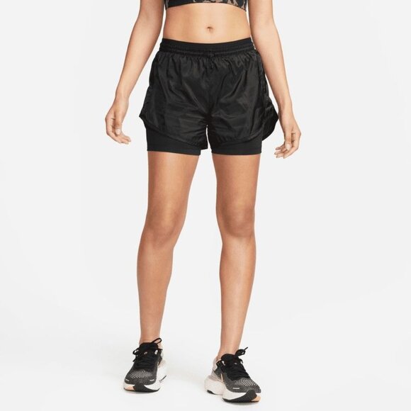 Nike Womens Icon Clash Tempo Luxe Running Shorts DM7739-010 Size XS Extra Small - Picture 1 of 8